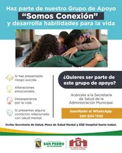 Desde la Secretaría de Salud, la Mesa de Salud Mental y la ESE Hospital Santa Isabel  estamos comprometidos por el cuidado de la vida