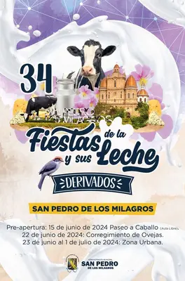 Se acercan las 34 Fiestas de la Leche y Sus Derivados en San Pedro de los Milagros!